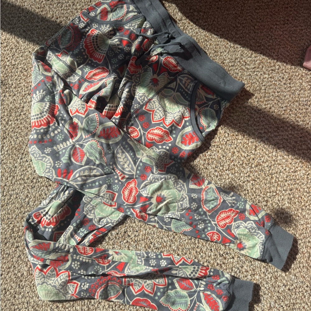 Floral Patterned Womens Joggers